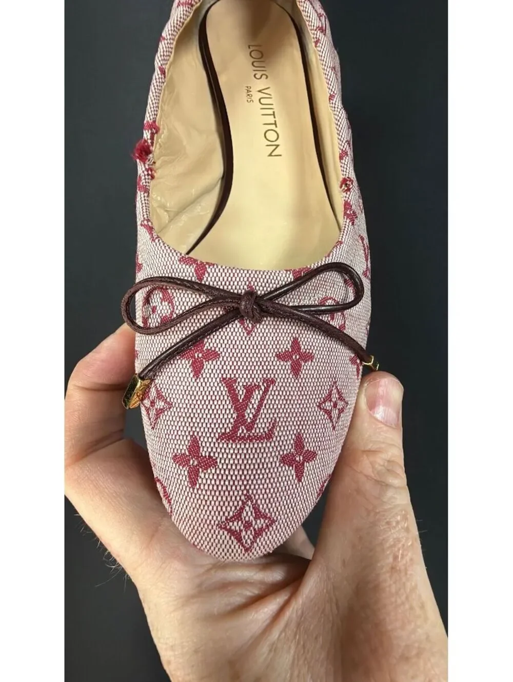 Louis Vuitton Pink Mini Lin Size 36